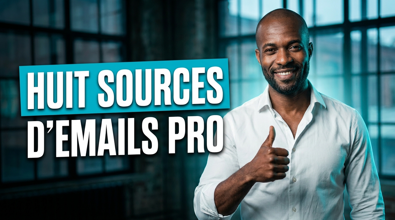 Adresses Mails Professionnels : 8 Sources Légales pour Votre Prospection B2B