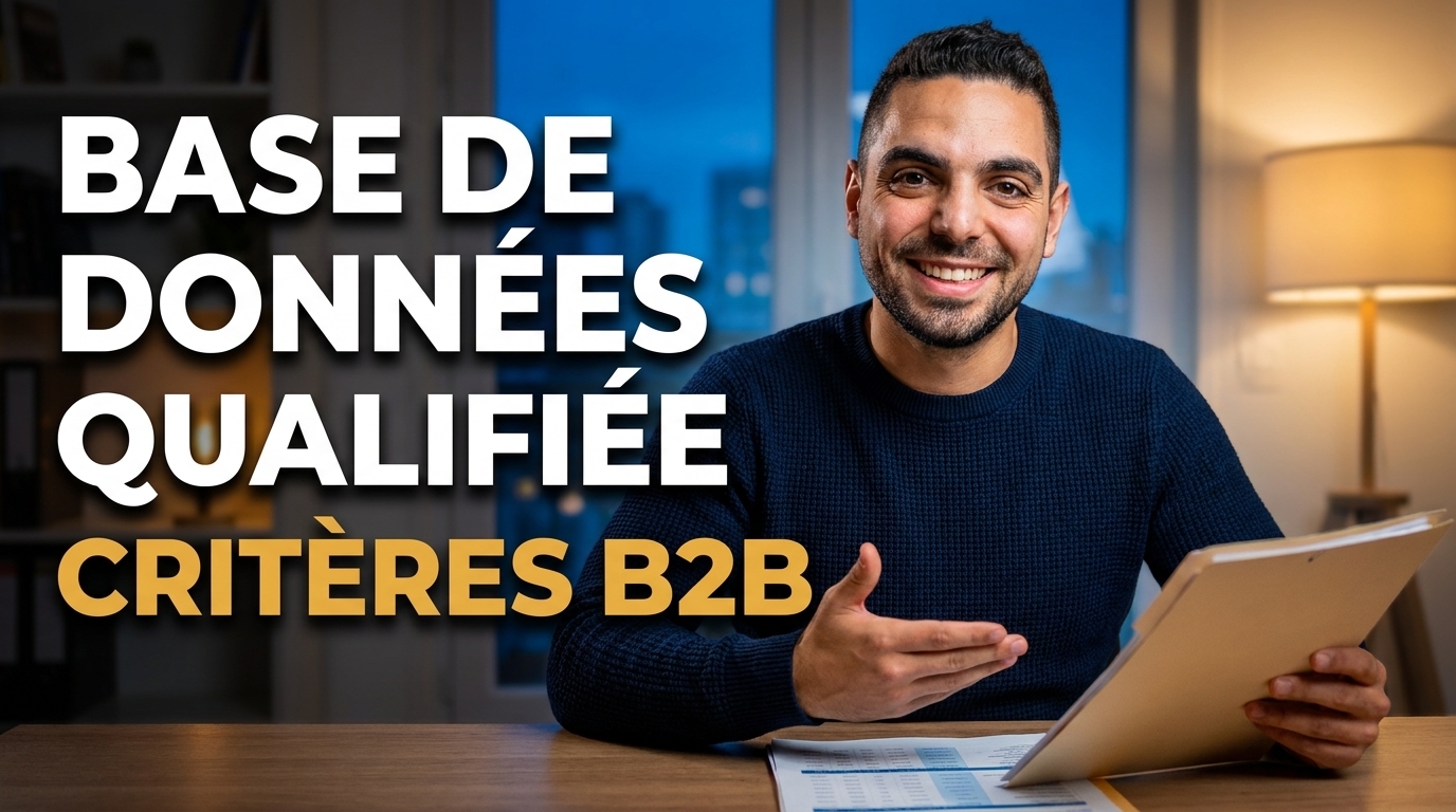 Base de données qualifiée en B2B : définition et critères pour la reconnaître