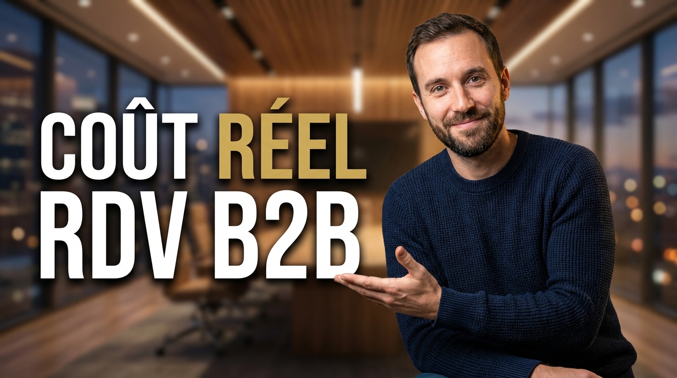 Coût d'un RDV B2B qualifié : prix, benchmarks et facteurs de variation